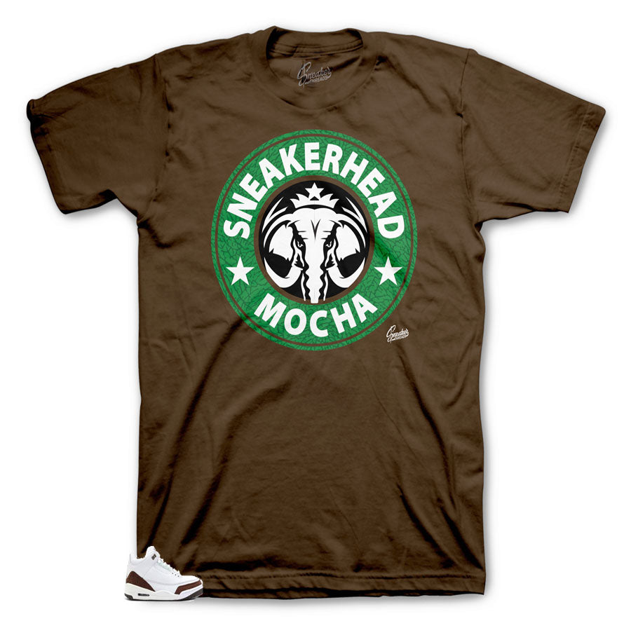 Retro 3 Mocha Light Roast Shirt