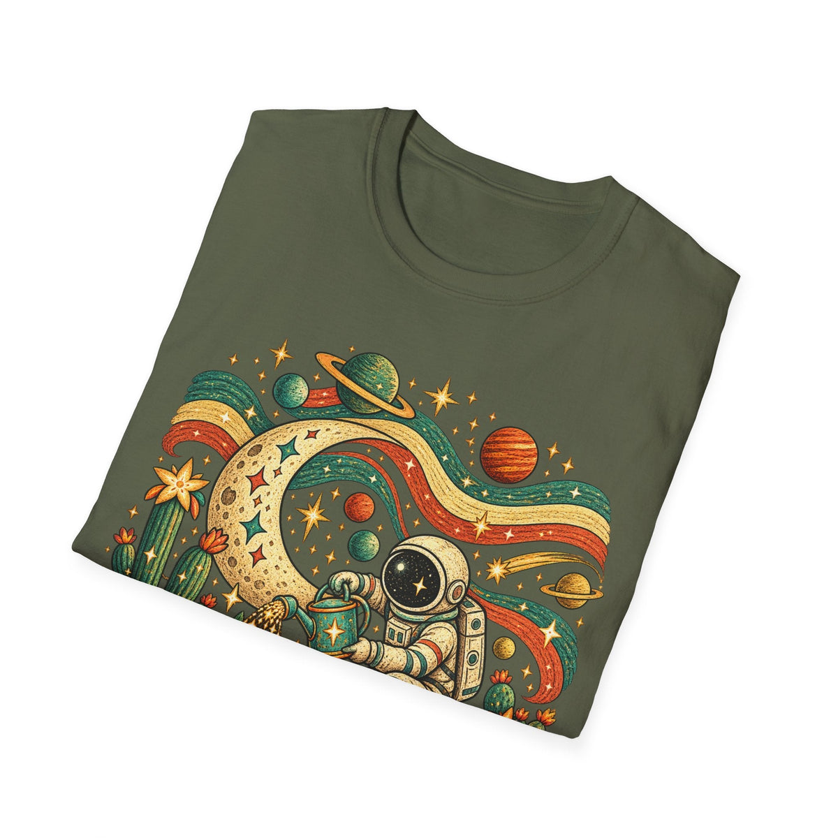Folk Astronaut Gardener T-Shirt product image 26