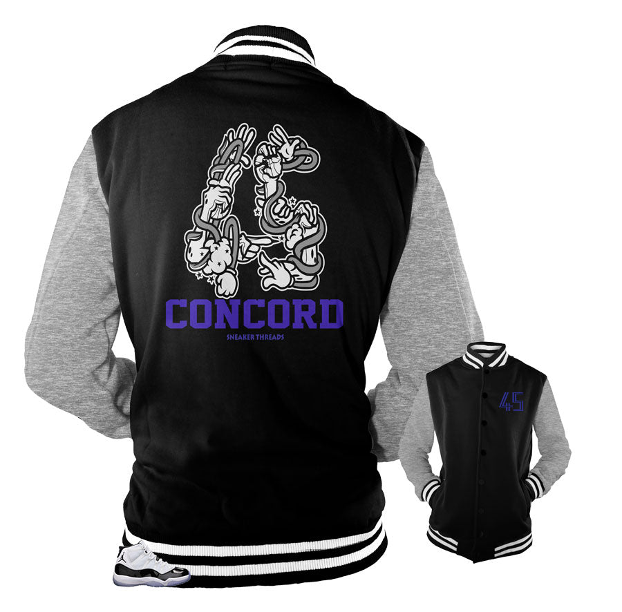 Retro 11 Concord Hands Cotton Jacket
