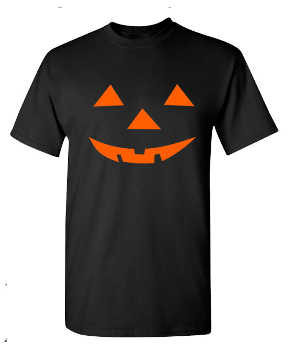 Triangle Pumpkin Emoticon T-Shirt product image 1