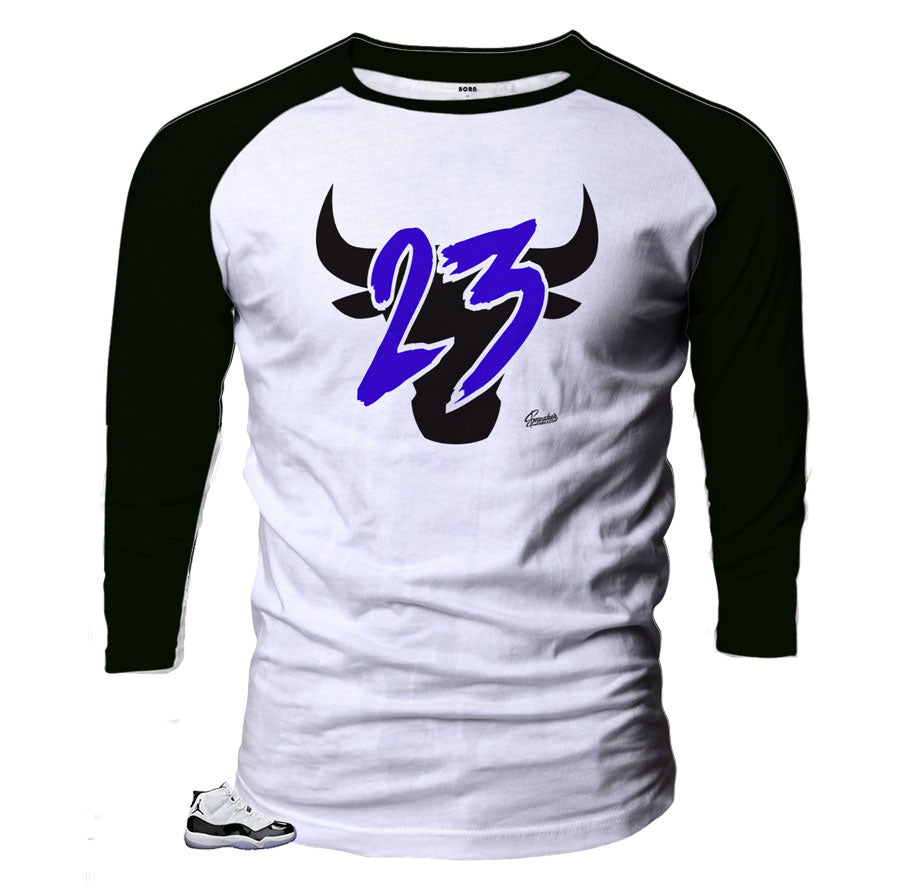 Retro 11 Concord Toro Raglan Shirt