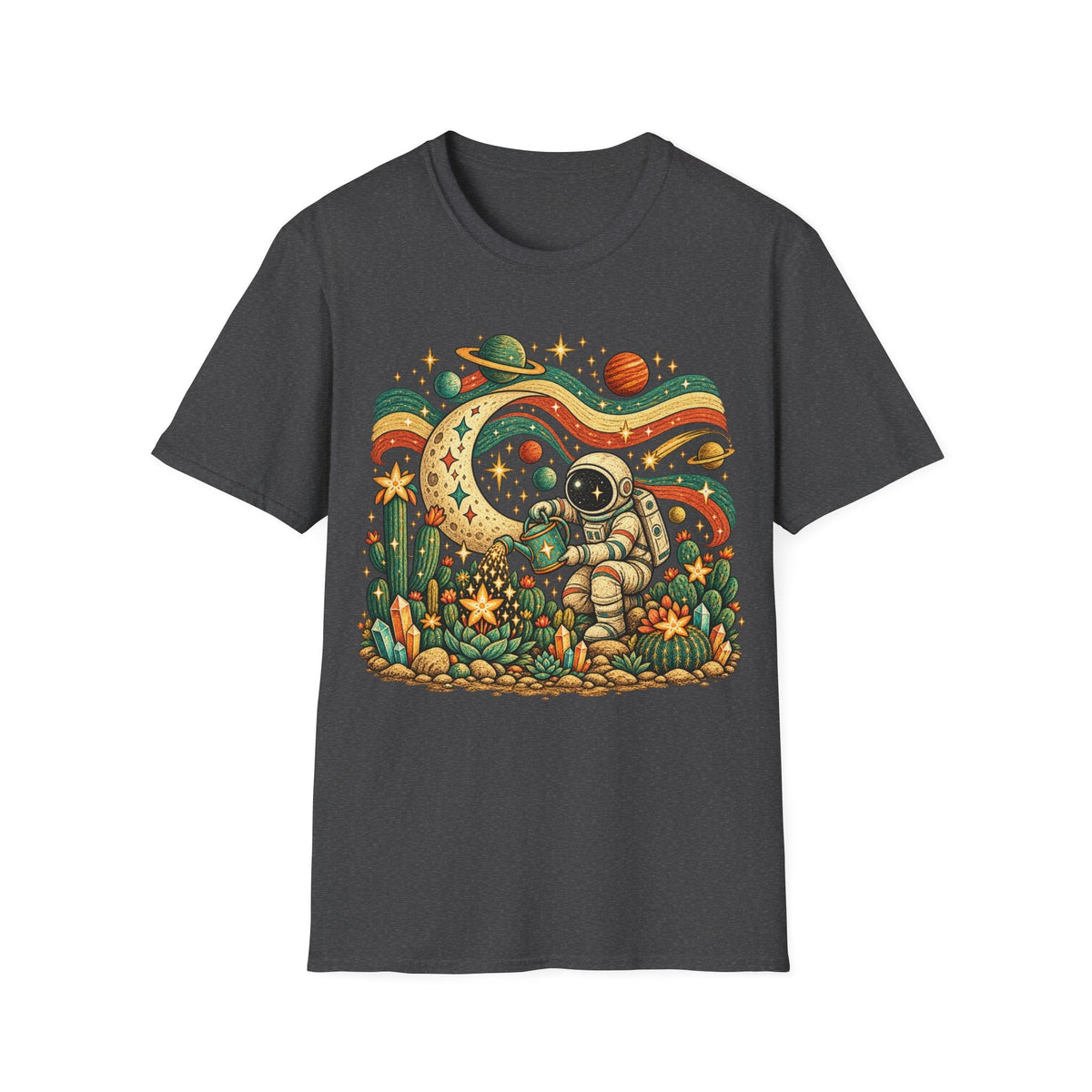 Folk Astronaut Gardener T-Shirt product image 12