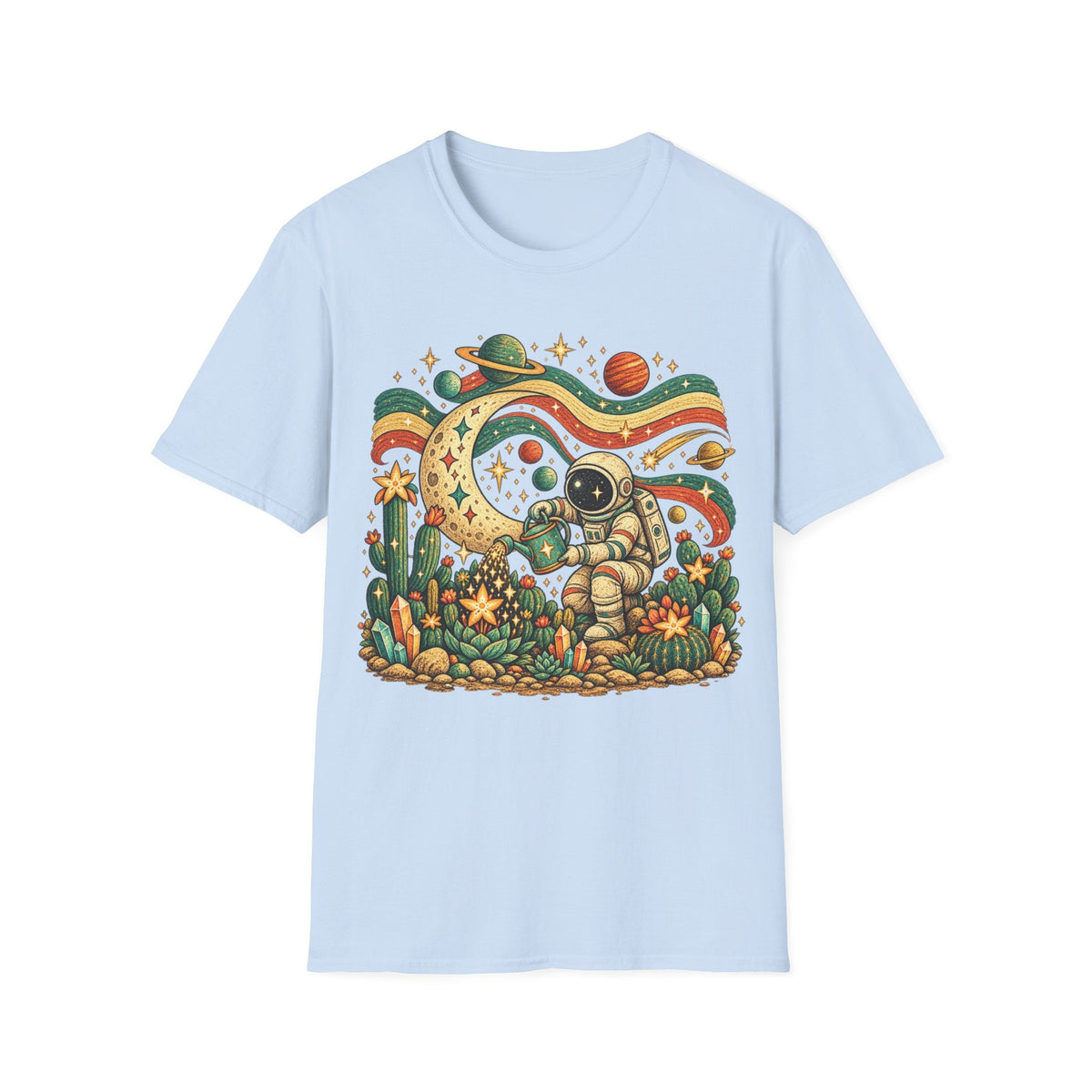 Folk Astronaut Gardener T-Shirt product image 13