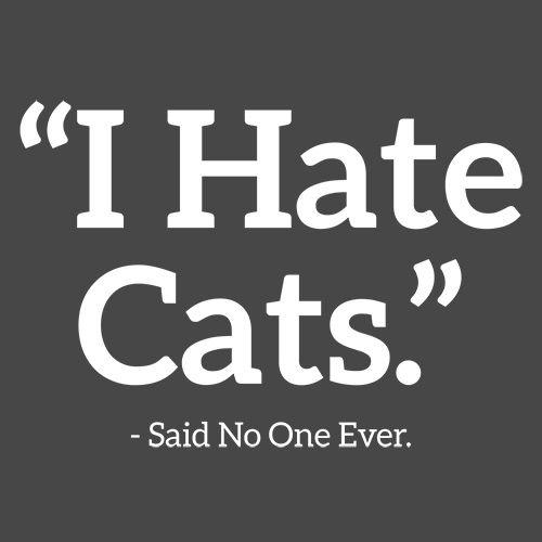 I Hate Cats Said No One Ever T-Shirt product image 2