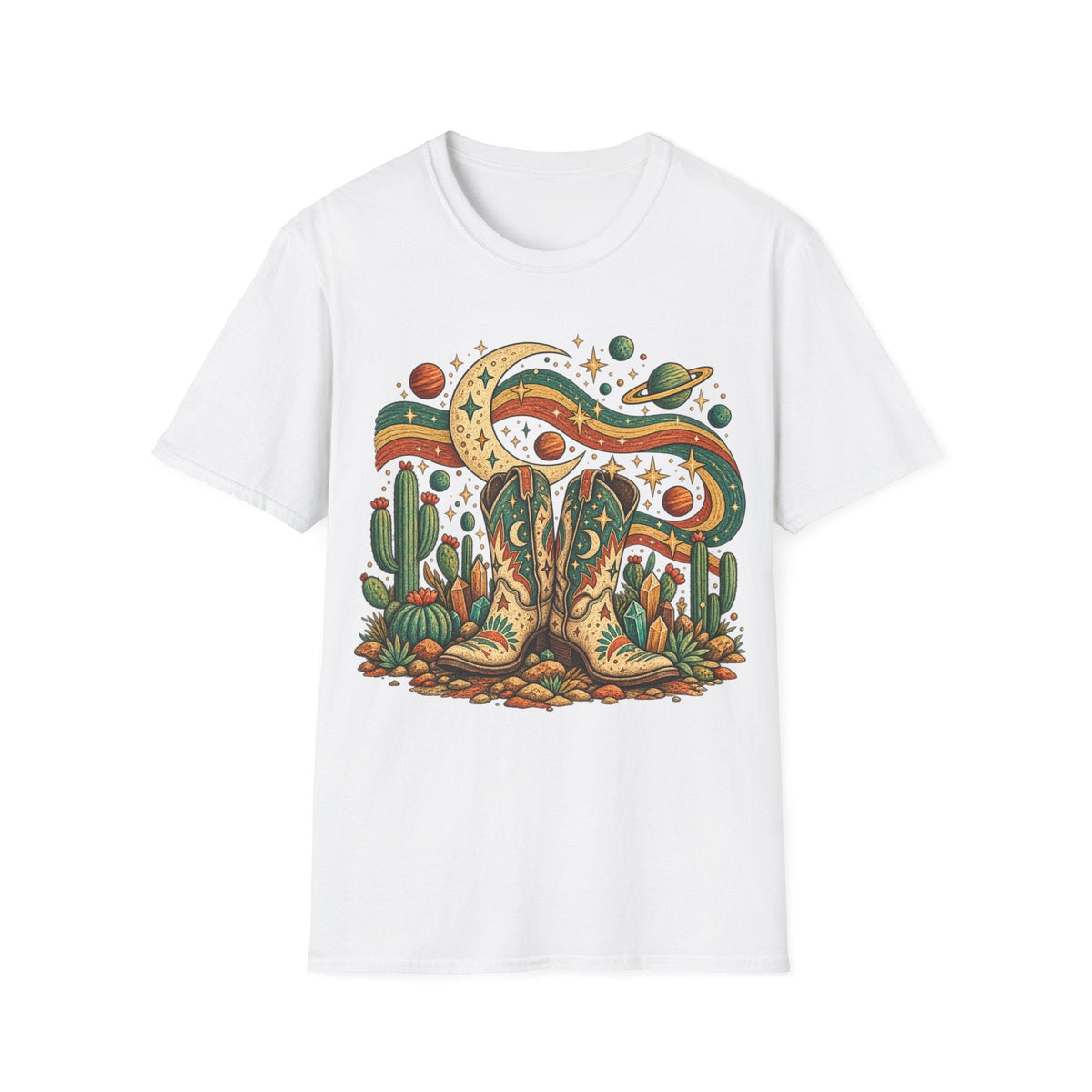 Folk Cosmic Boots T-Shirt product image 8
