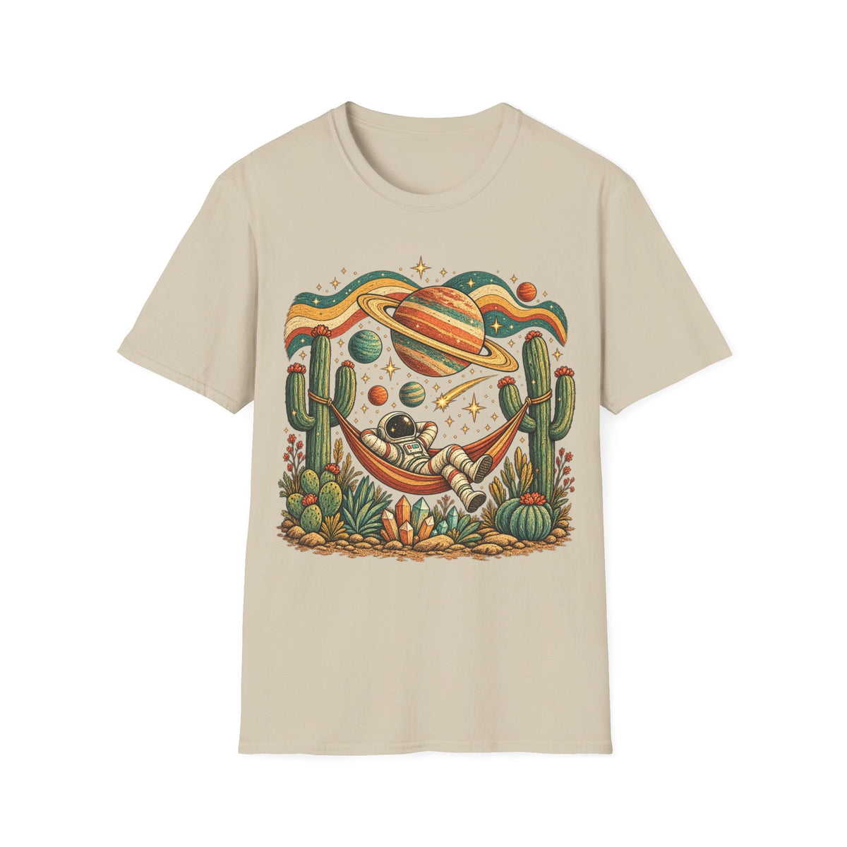 Folk Hammock Astronaut T-Shirt product image 10
