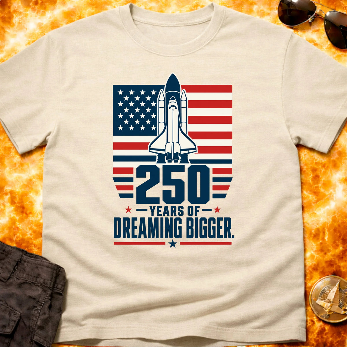 250 Years of Dreaming Bigger T-Shirt product image 4