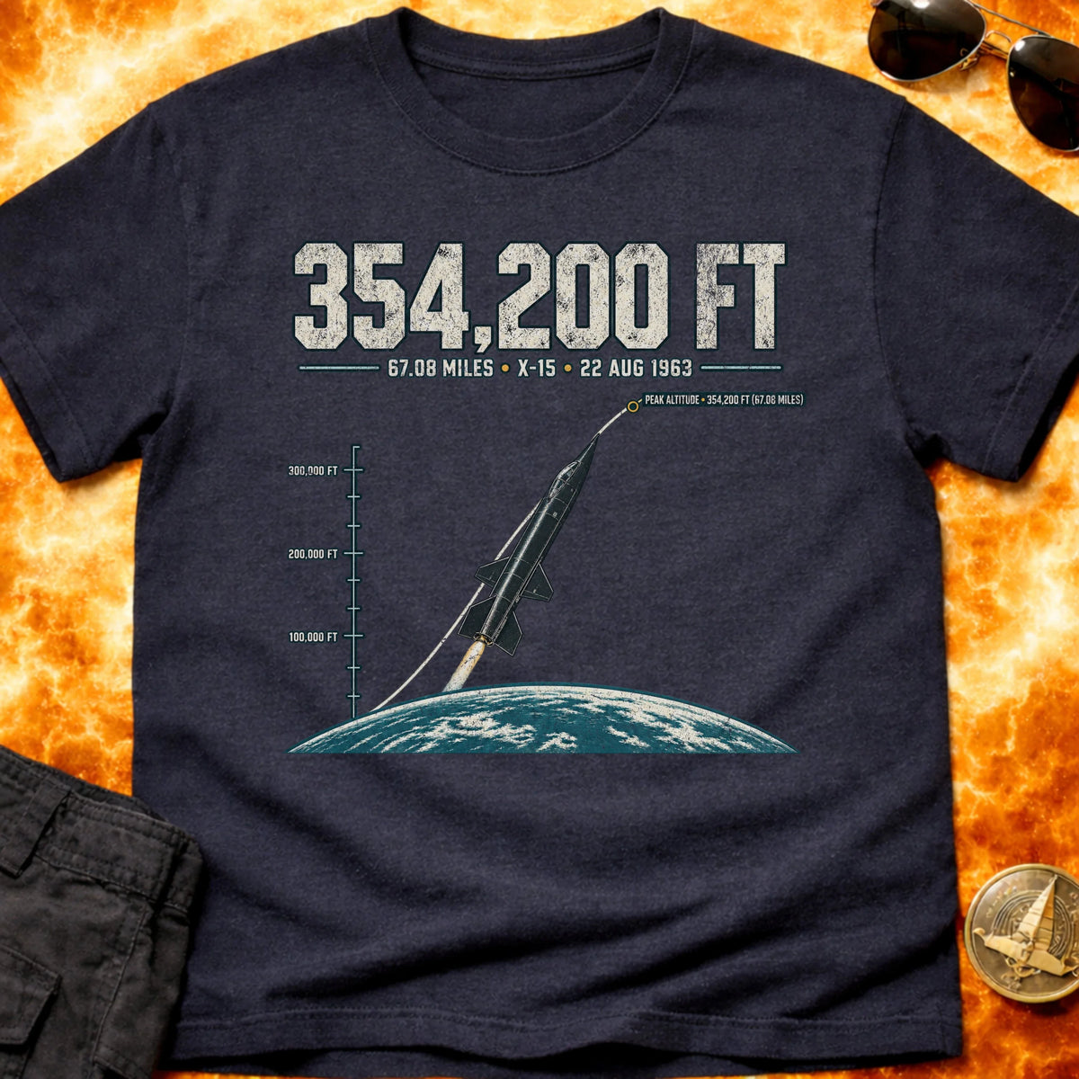 354200 Feet T-Shirt product image 6
