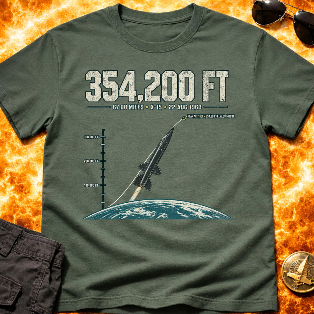 354200 Feet T-Shirt product image 1