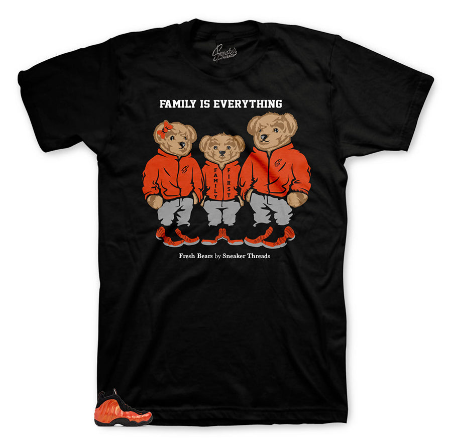 Foamposite Habanero Red Foam Family Shirt