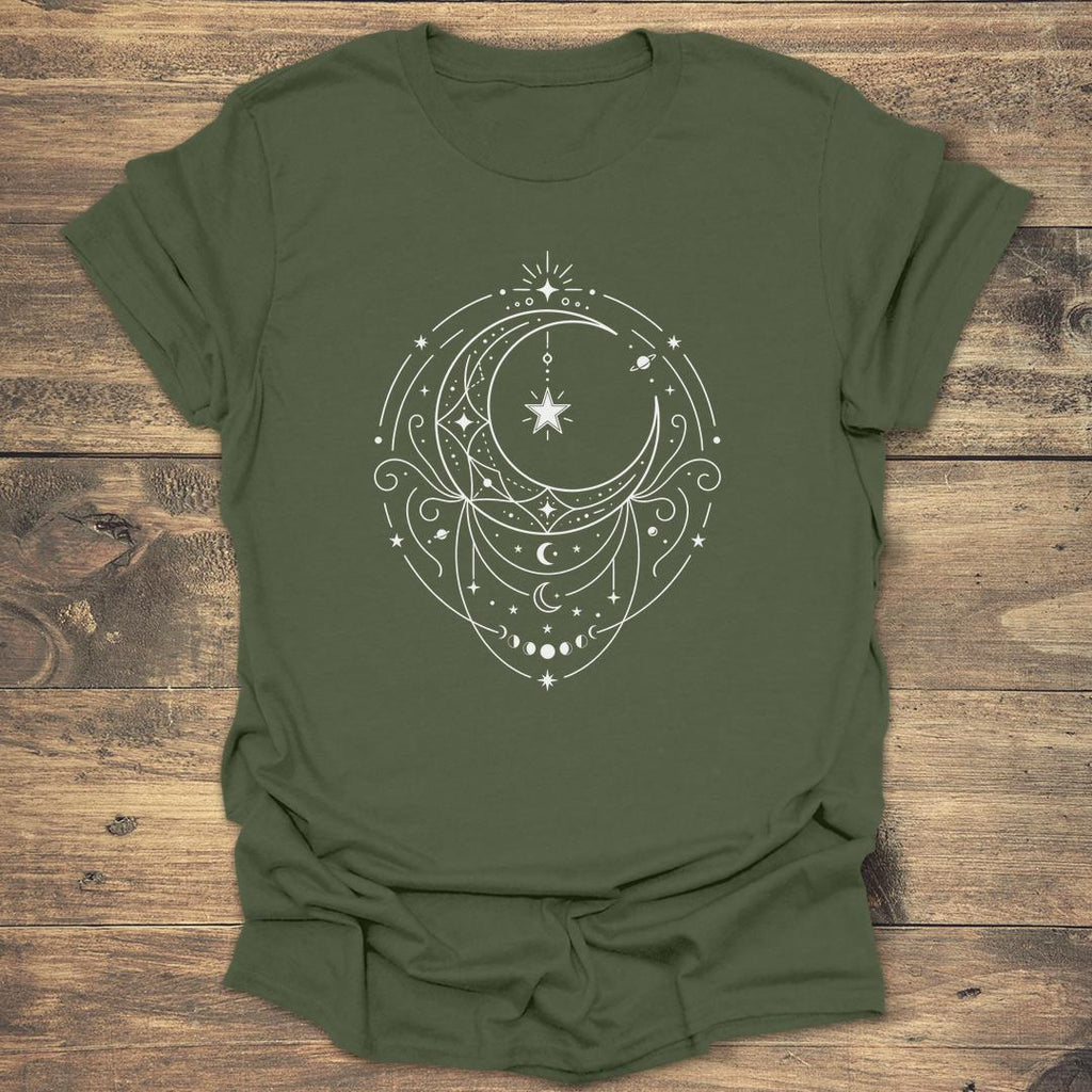 Celestial Lunar Filigree Moon Phase