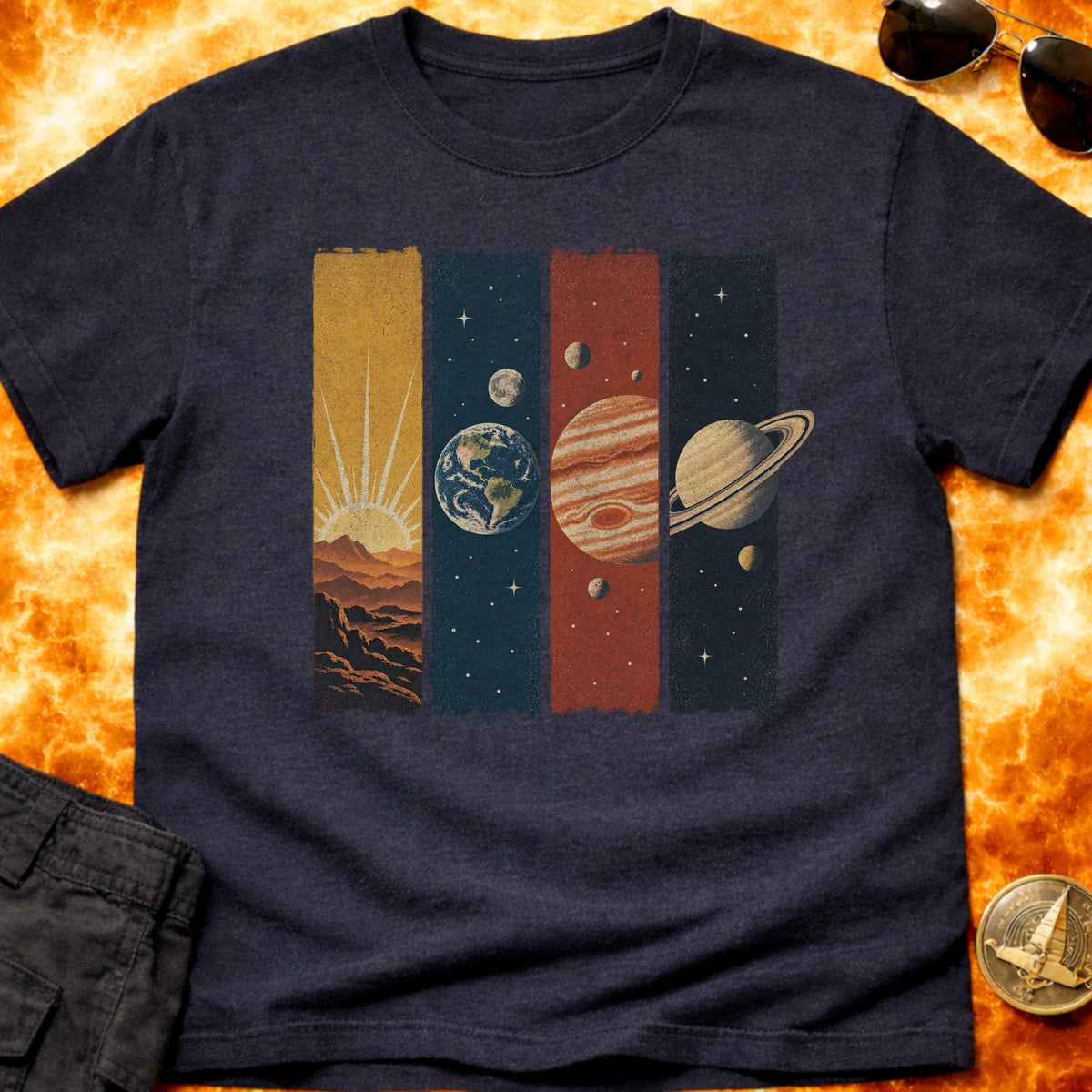 4 Planet Panels T-Shirt product image 2