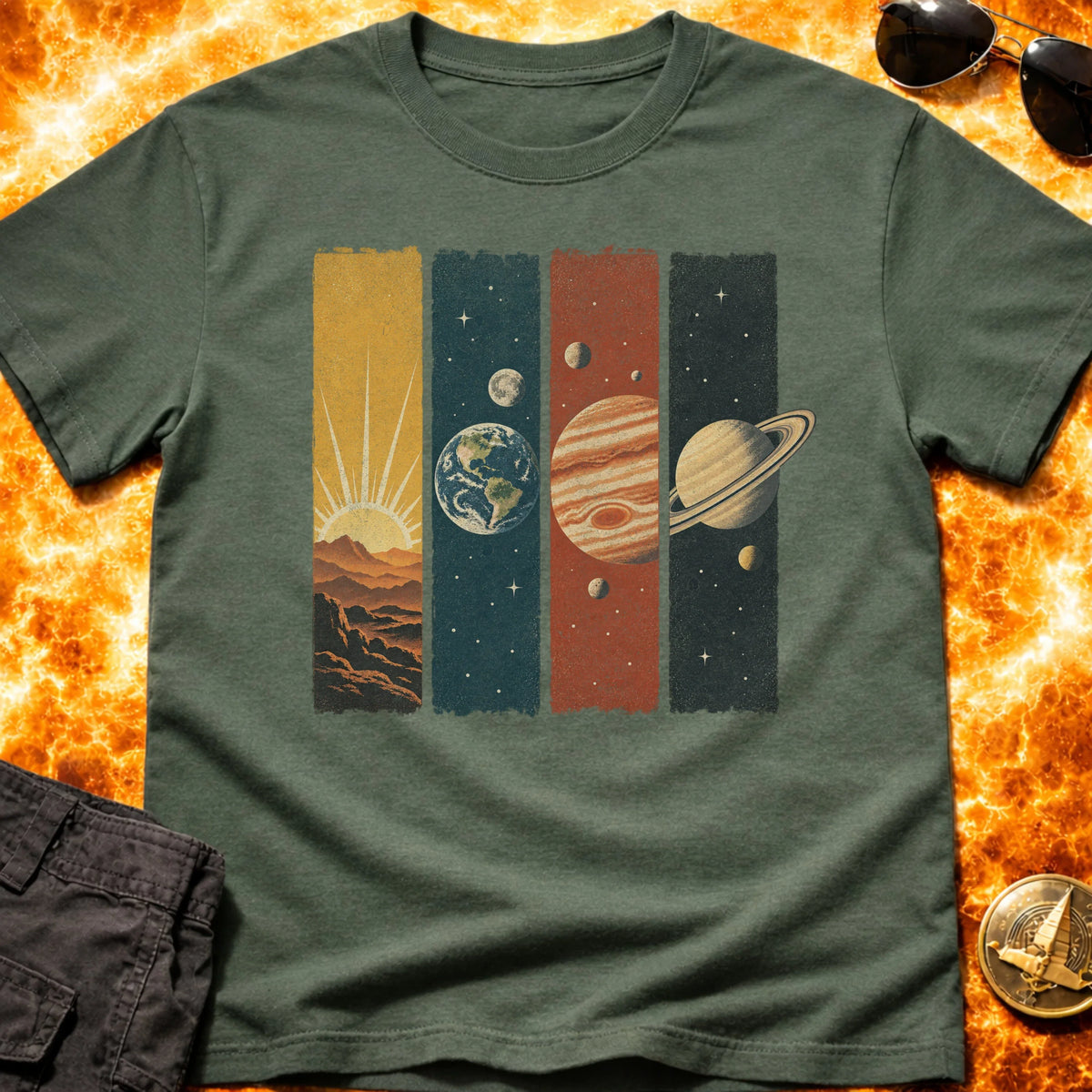 4 Planet Panels T-Shirt product image 6