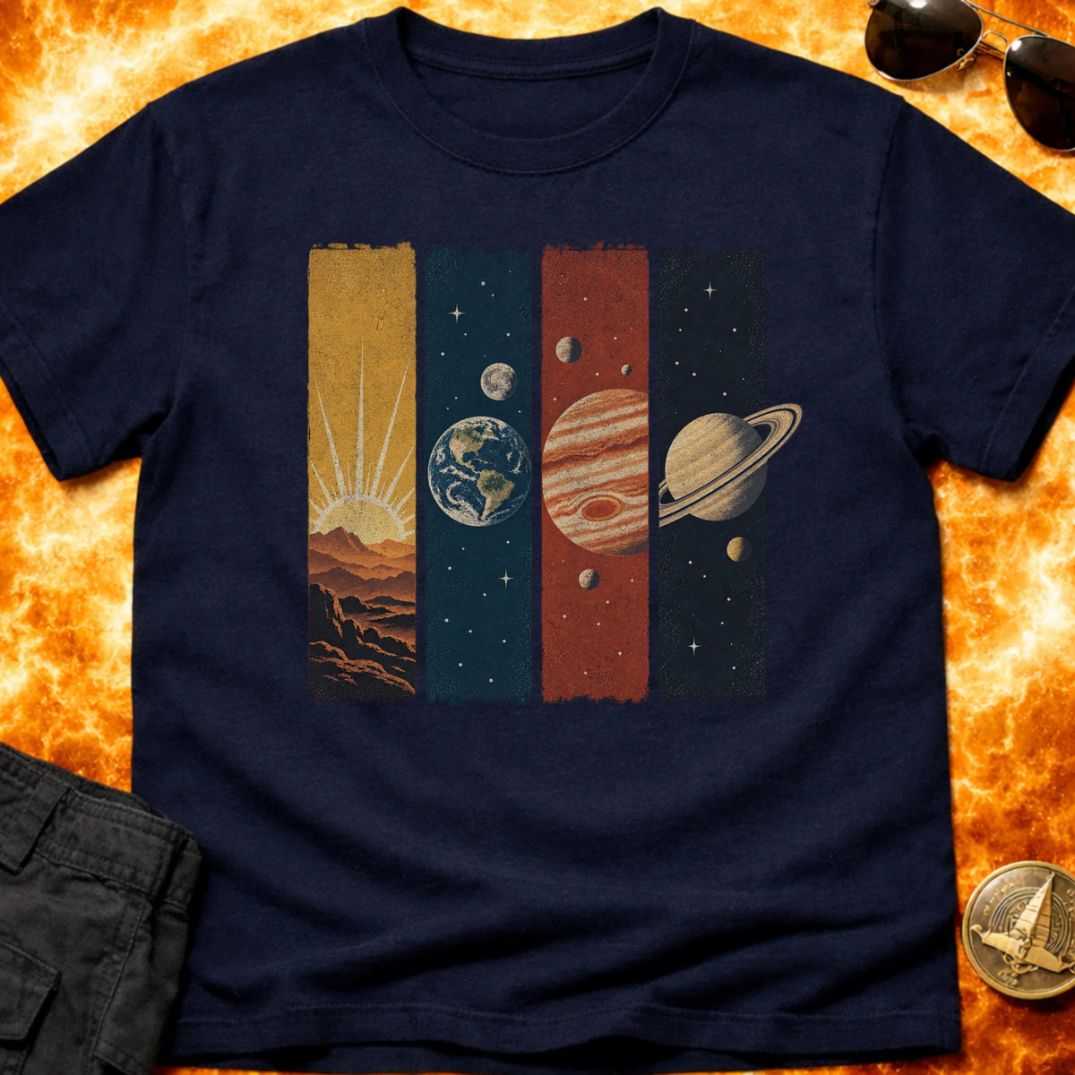 4 Planet Panels T-Shirt product image 4