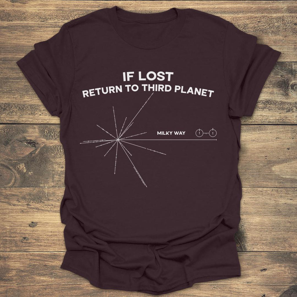 If Lost Return To Third Planet Voyager Pulsar Map product image 2
