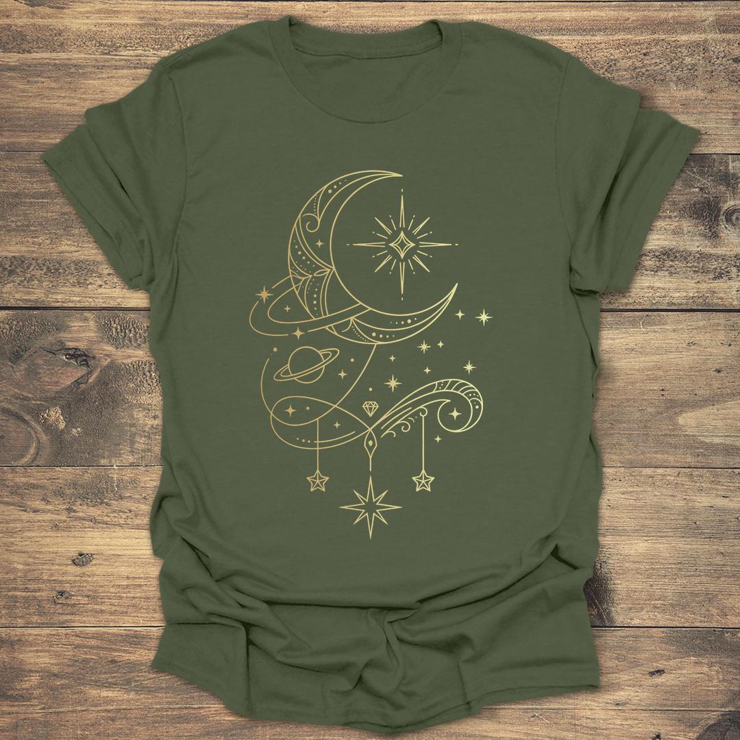 Ornate Gold Crescent Moon product image 5