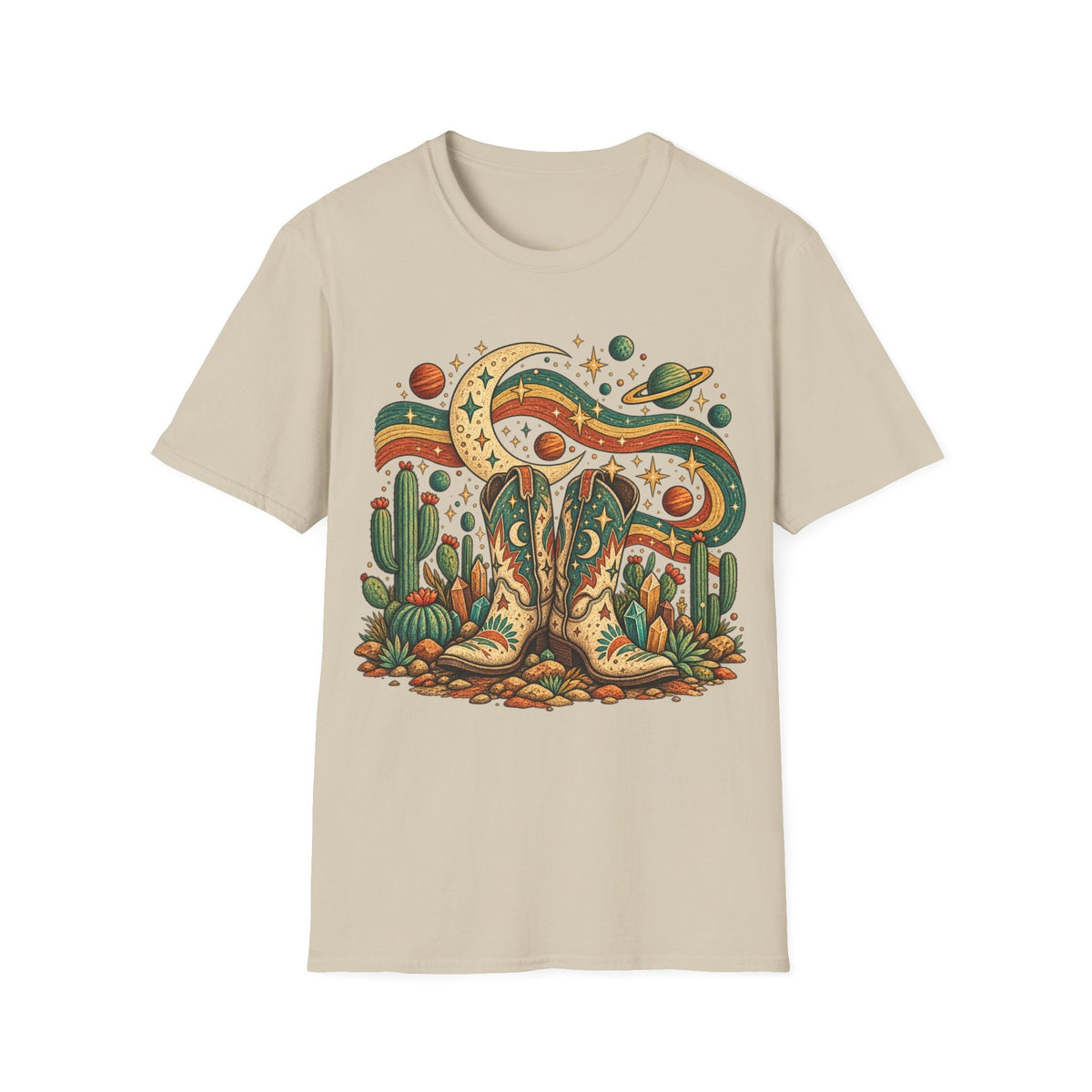 Folk Cosmic Boots T-Shirt product image 9