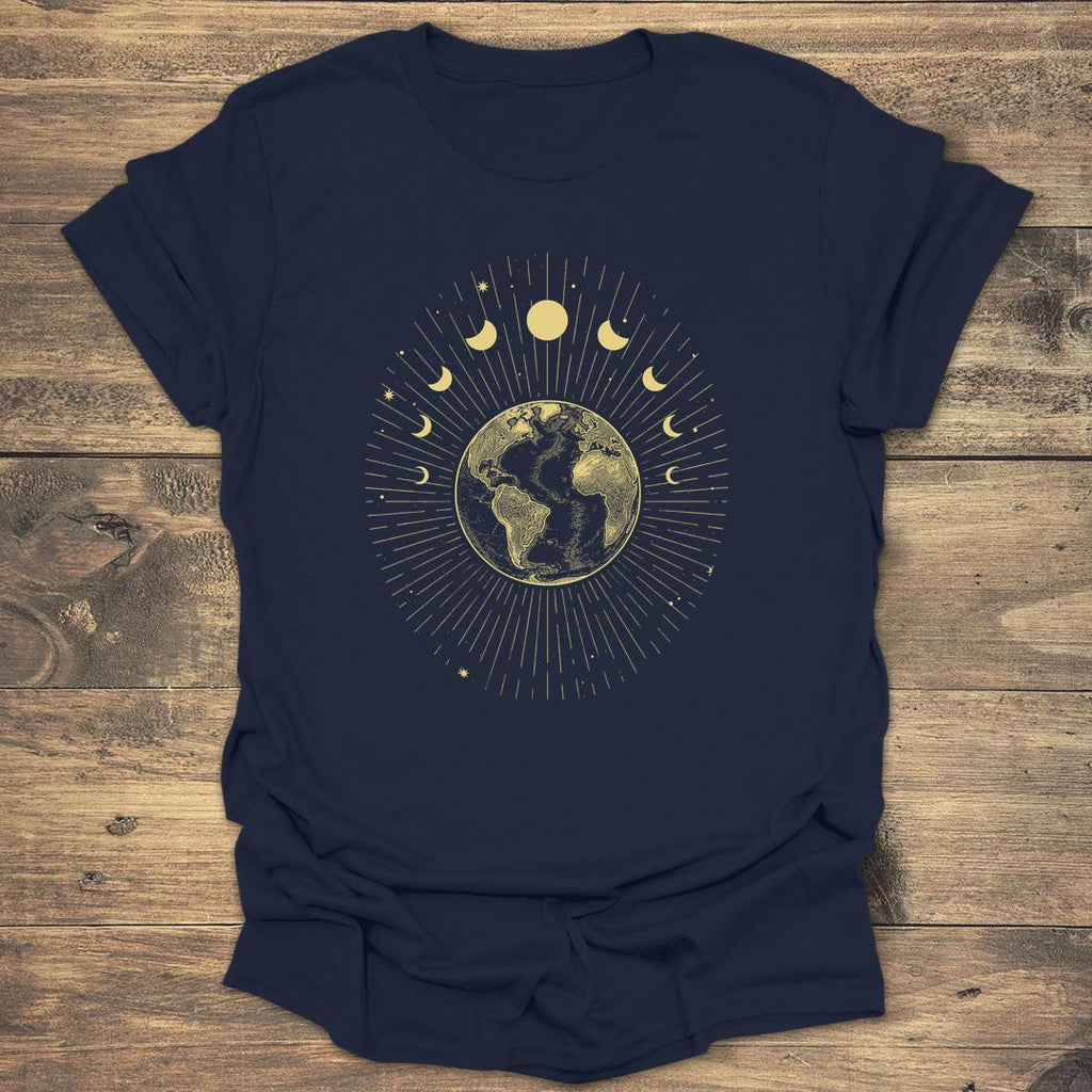 Gold Celestial Earth and Moon Phases product image 4