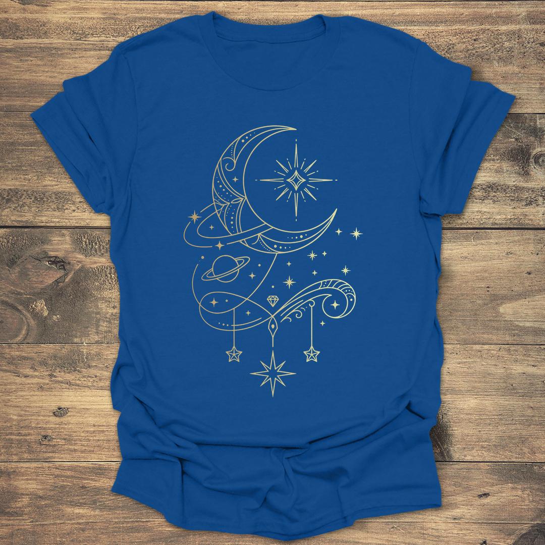 Ornate Gold Crescent Moon product image 6