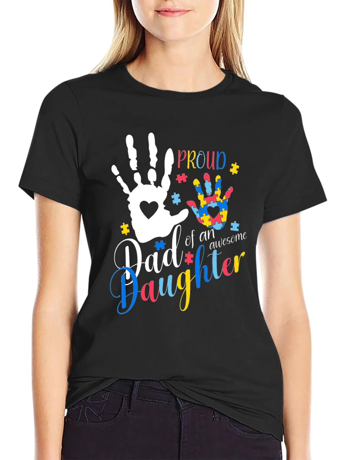 Proud Autism Dad T-Shirt product image 2
