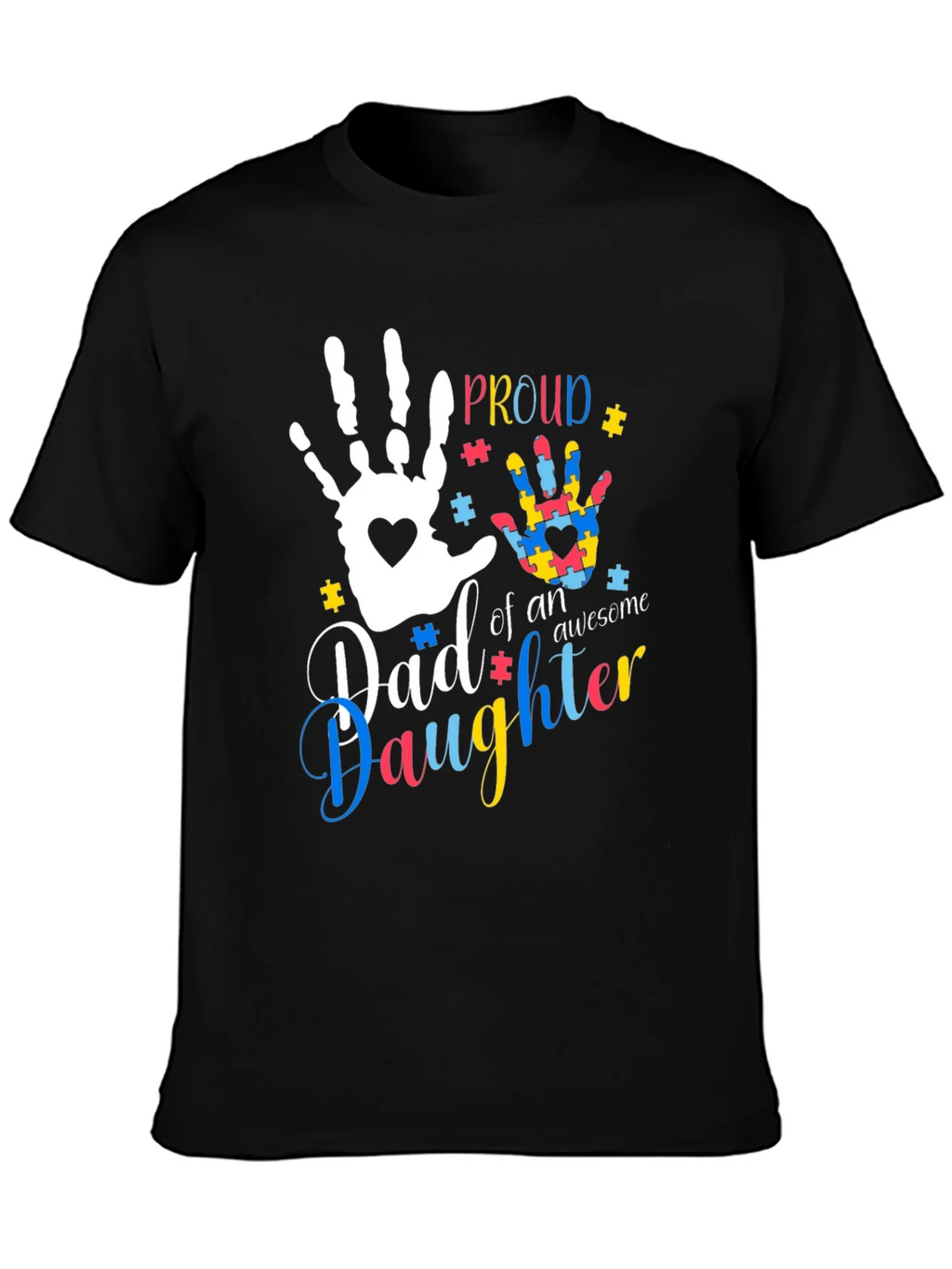 Proud Autism Dad T-Shirt product image 3