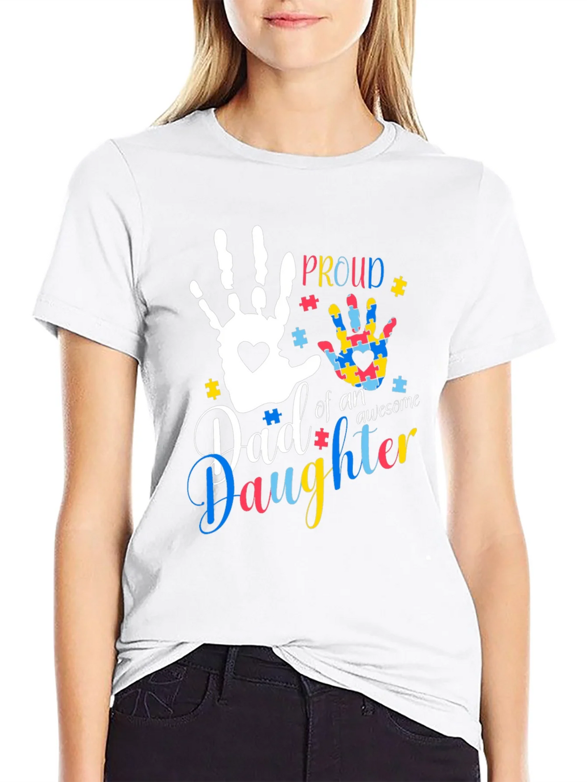 Proud Autism Dad T-Shirt product image 8