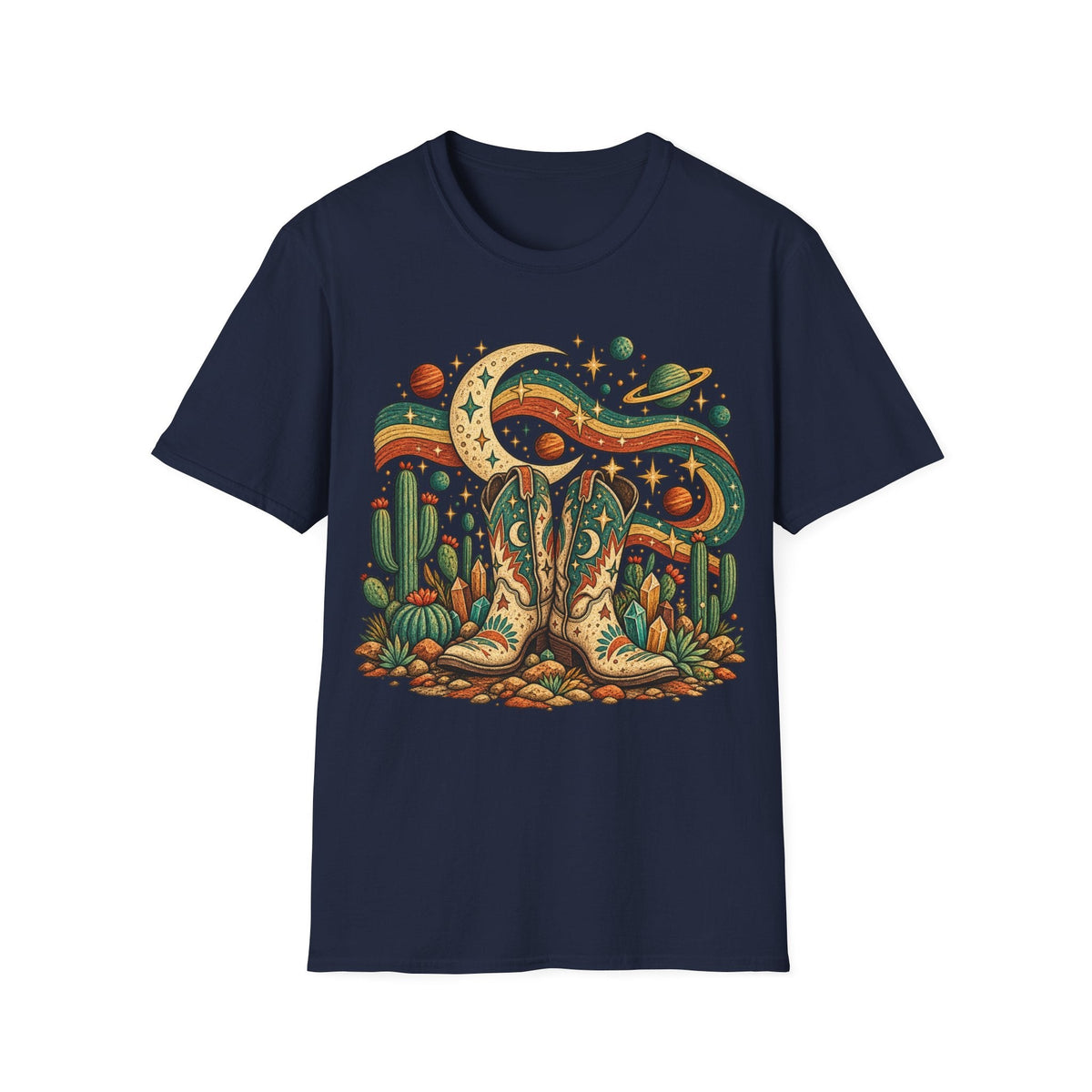 Folk Cosmic Boots T-Shirt product image 13