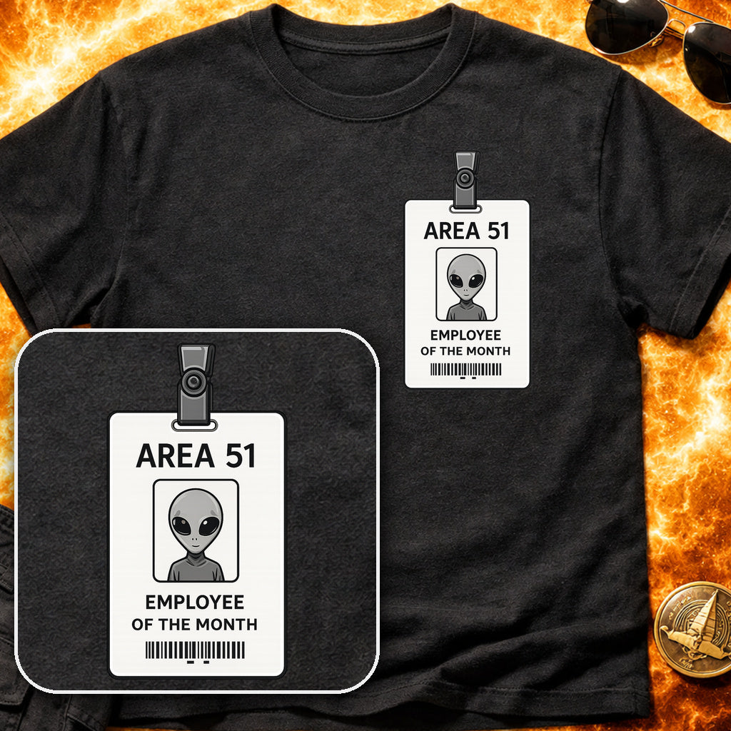 Area 51 Employee Pocket T-Shirt product image 3