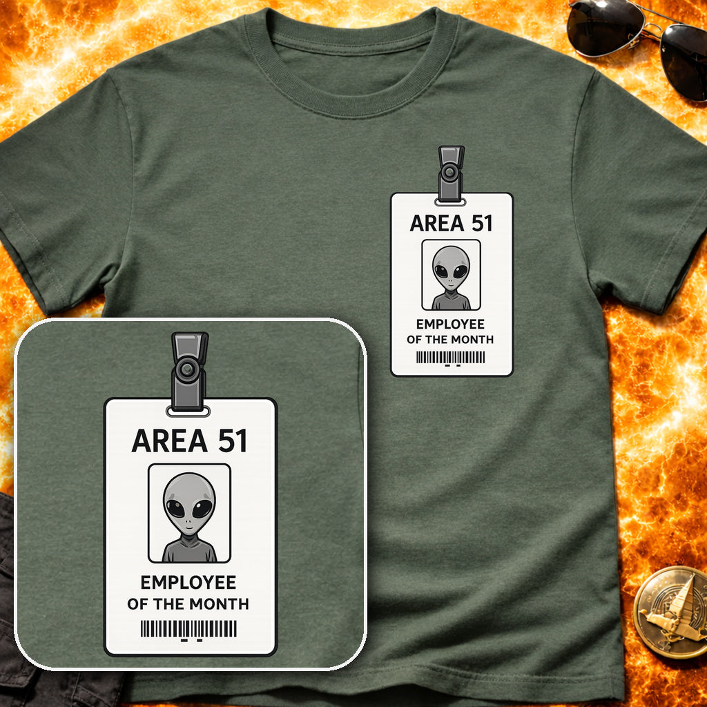 Area 51 Employee Pocket T-Shirt product image 1