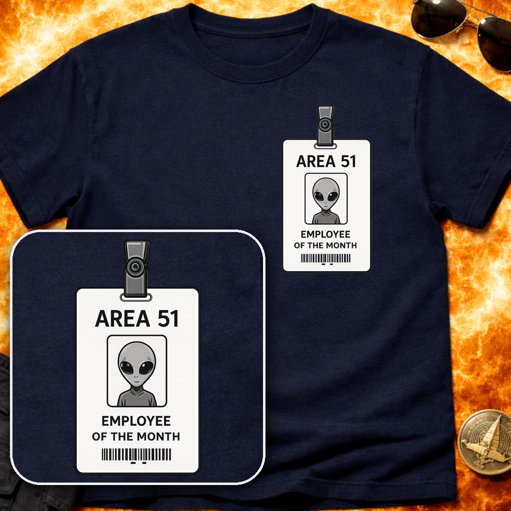 Area 51 Employee Pocket T-Shirt product image 2