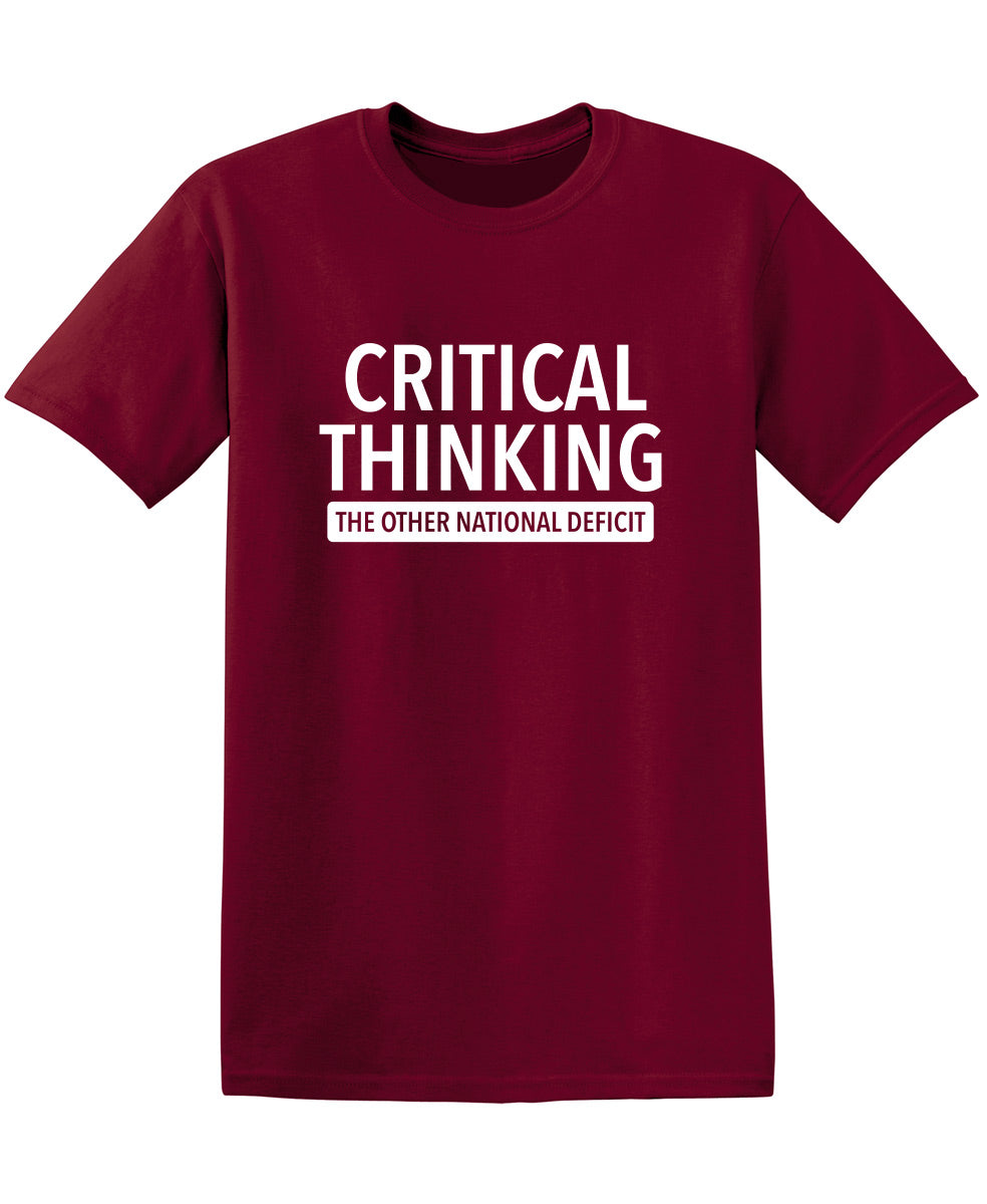 Critical Thinking The Other National Deficit T-Shirt product image 1