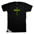 Retro 3 Chlorophyll Greatness Cross Shirt