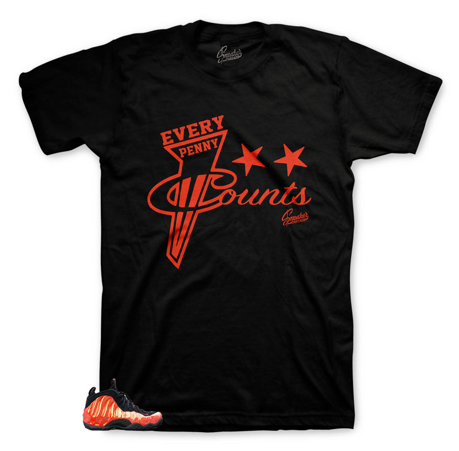 Foamposite Habanero Red Every Penny Shirt