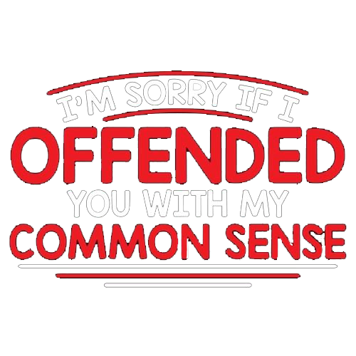 I'm Sorry If I Offended You WIth My Common Sense T-Shirt product image 3
