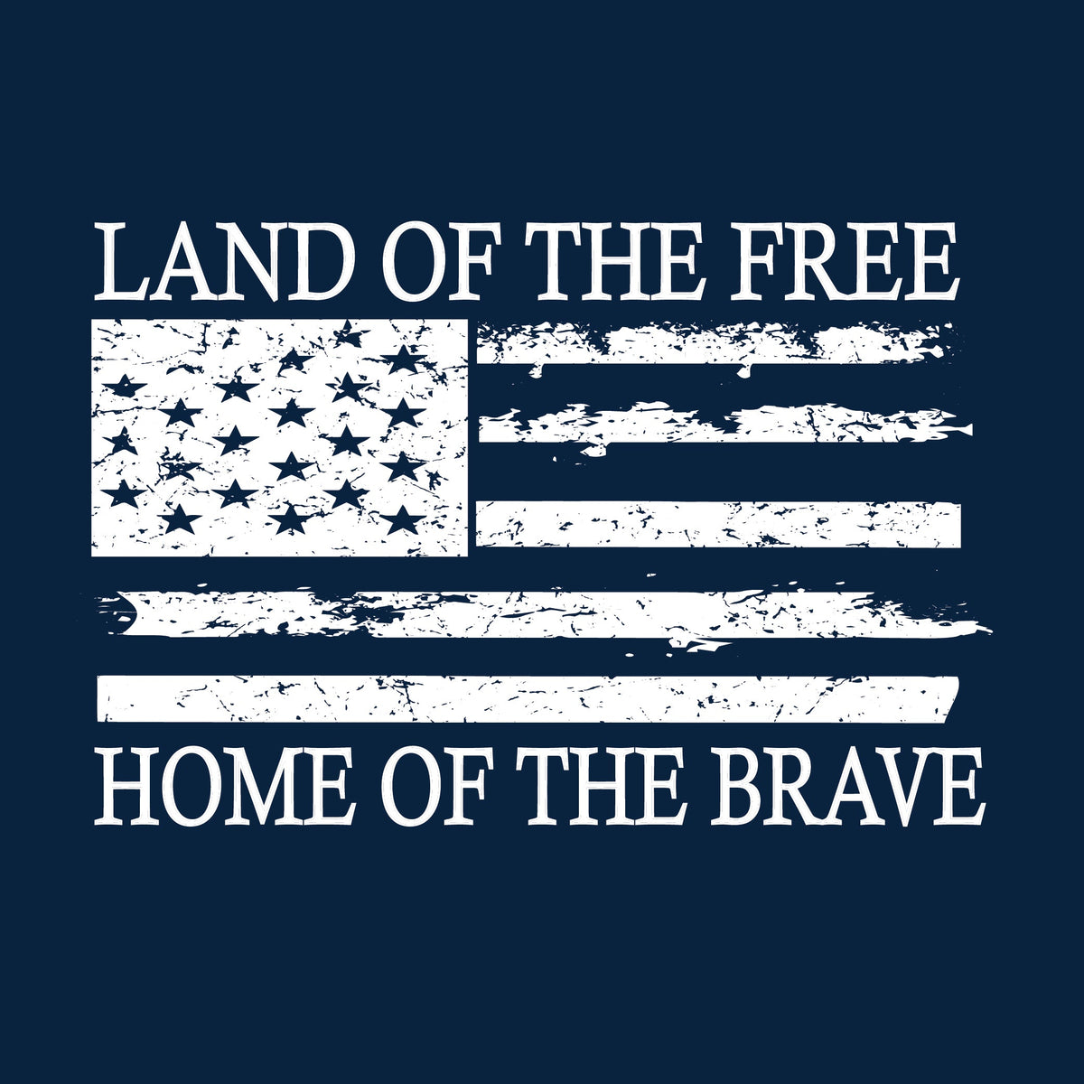Land of the Free Home of Brave T-Shirt product image 2