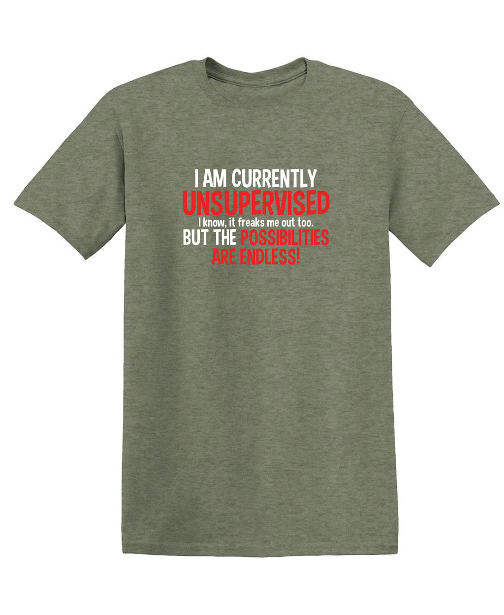 I Am Currently Unsupervised I know, It Freaks Me Out Too product image 1