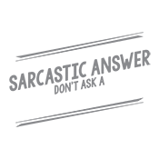 If You Don't Want A Sarcastic Answer, Ask A Stupid Question product image 3