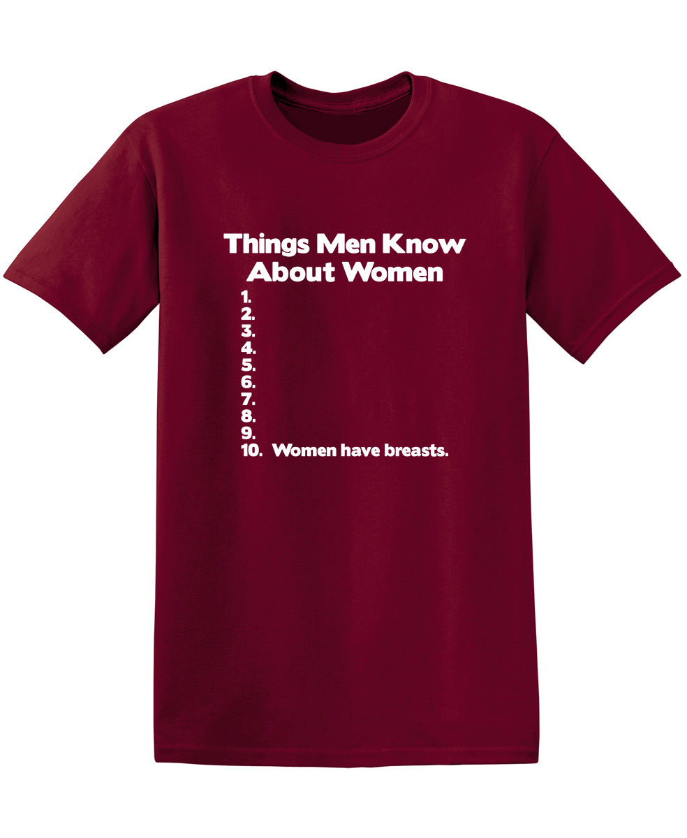 Things Men Know About Women T-Shirt product image 1