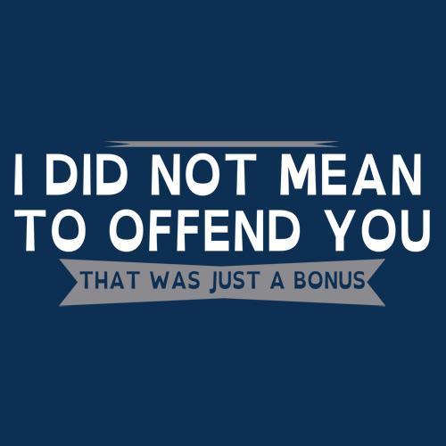 I Did Not Mean To Offend You, That Was Just A Bonus T-Shirt product image 3