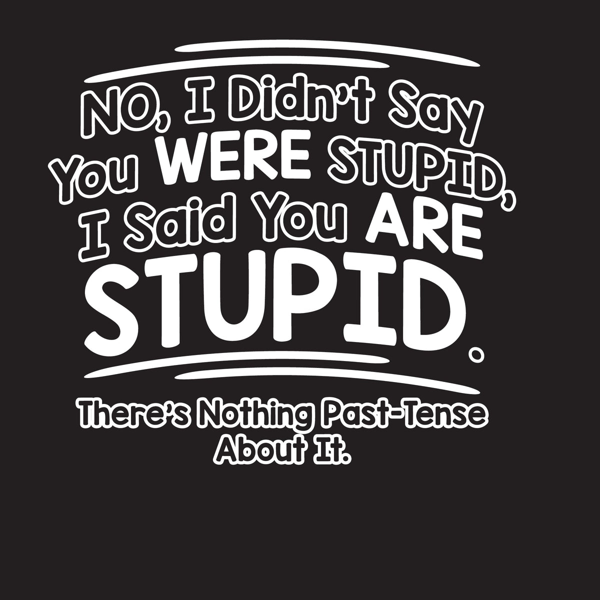 I Didn't Say You Were Stupid, I Said Are T-Shirt product image 2
