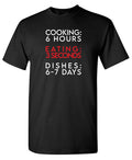 Cooking 6 Hours, Eating 3 Seconds T-Shirt product image 1