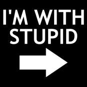 I'm With Stupid T-Shirt product image 2