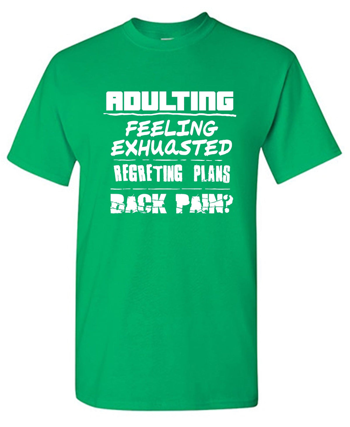 Adulting Feeling Exhuasted Regreting Plans Back pain? product image 1