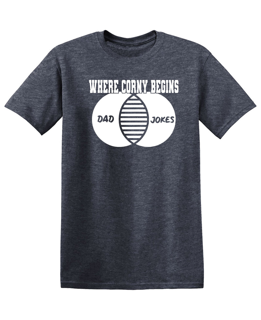 Where Corny Begins, Dad Jokes T-Shirt product image 3