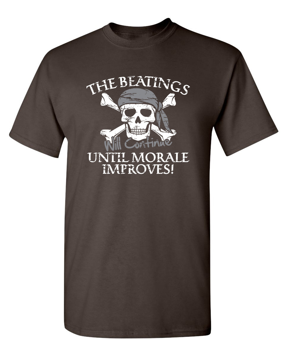 The Beatings Will Continue Until Moral Improves T-Shirt product image 1