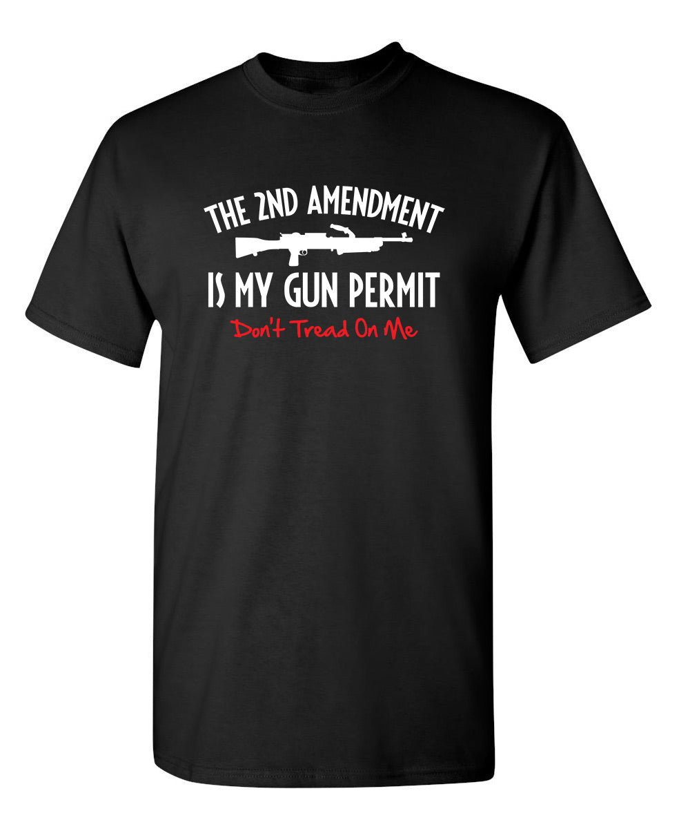 The 2nd Amdendment Is My Gun Permit Don't Tread On Me product image 1