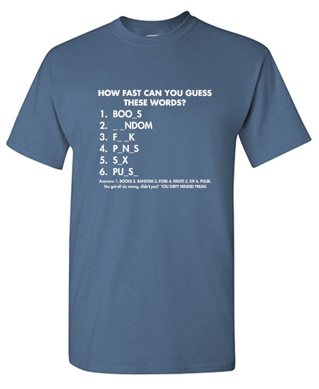 Regular How Fast Can You Guess T-Shirt product image 1