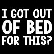 I Got Out Of Bed For This T-Shirt product image 1
