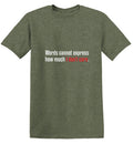 Words Cannot Express How Much I Don't Care T-Shirt product image 1