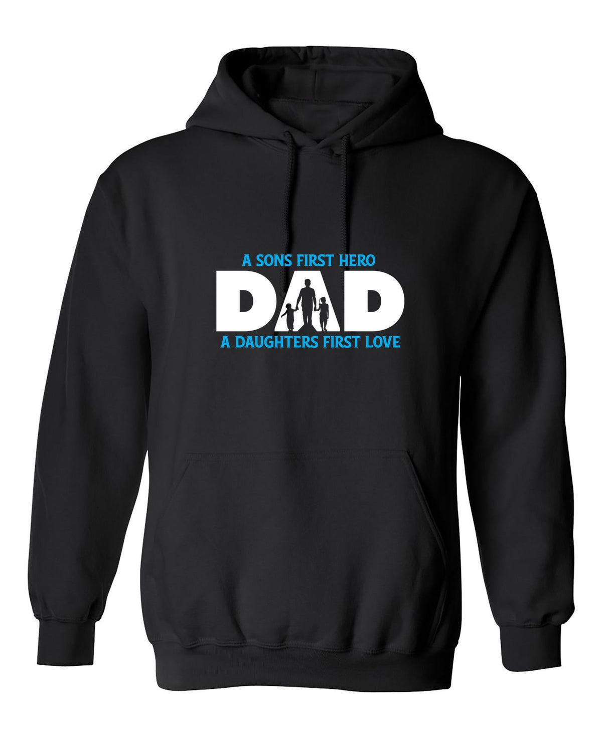 A Sons First Hero Dad, A Daughters Love T-Shirt product image 1